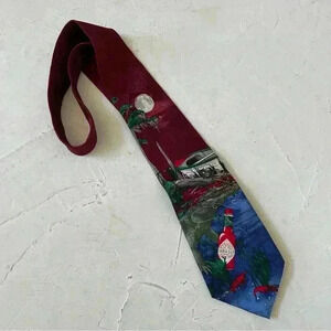Vintage Tabasco Halloween Costume Tie 100% Silk Made in USA